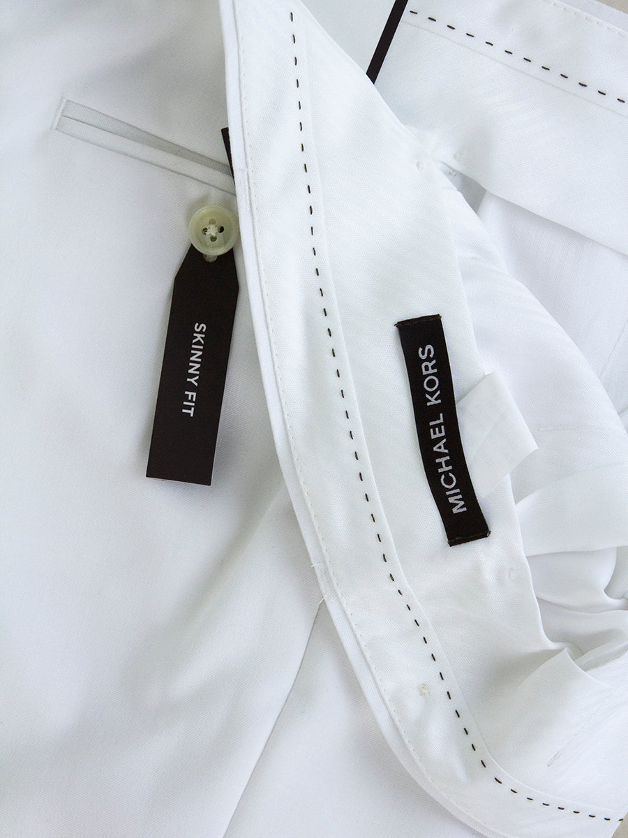 Micheal Kors 25998 65% Polyester / 35% Rayon Boy's Communion Suit Separates Jacket - Solid Gab - Skinny Fit