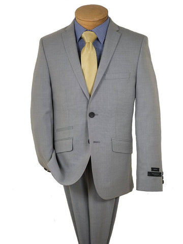 Image of Andrew Marc 26185 Boy's Skinny Fit Suit - Twill - Light Grey Boys Suit Andrew Marc 