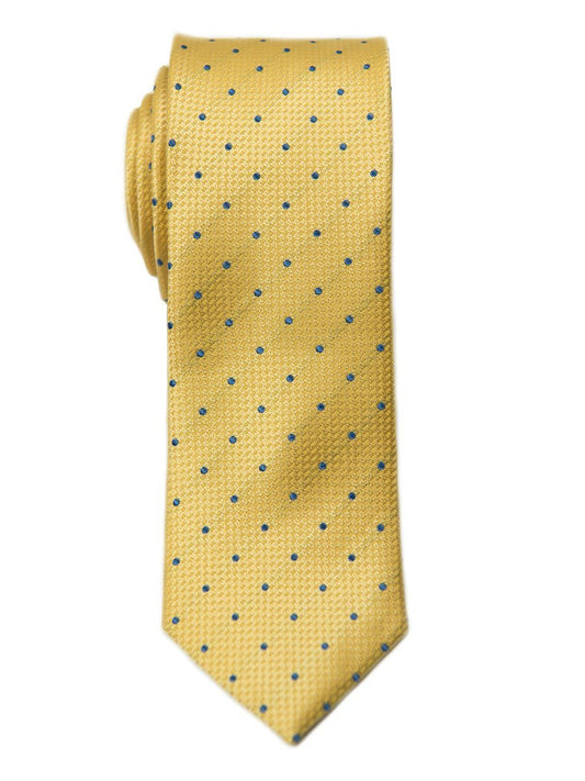Heritage House 26423 100% Silk Boy's Tie - Polka Dot - Yellow/Blue Boys Tie Heritage House 