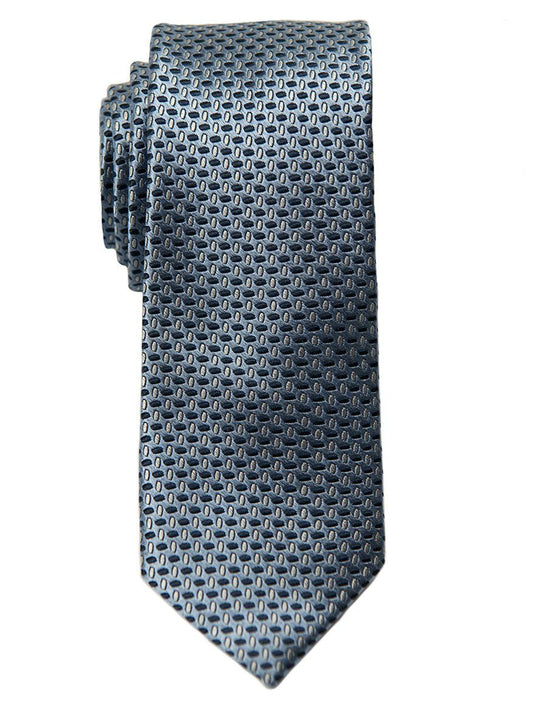 Heritage House 26429 100% Silk Boy's Tie - Neat - Blue/Silver Boys Tie Heritage House 