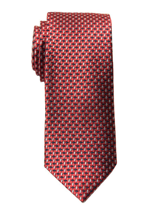Heritage House 26431 100% Silk Boy's Tie - Neat - Red/Silver/Navy Boys Tie Heritage House 