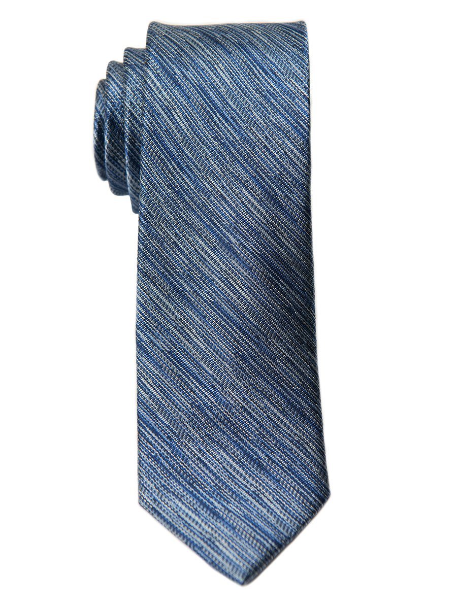 Heritage House 26458 100% Silk Boy's Tie - Stripe - Blue/Silver Boys Tie Heritage House 