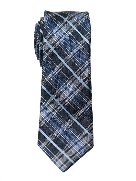 Heritage House 26462 100% Silk Boy's Tie - Plaid - Navy Boys Tie Heritage House 