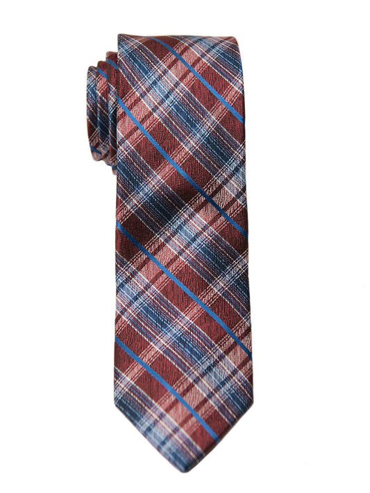 Heritage House 26464 100% Silk Boy's Tie - Plaid - Red/Blue Boys Tie Heritage House 