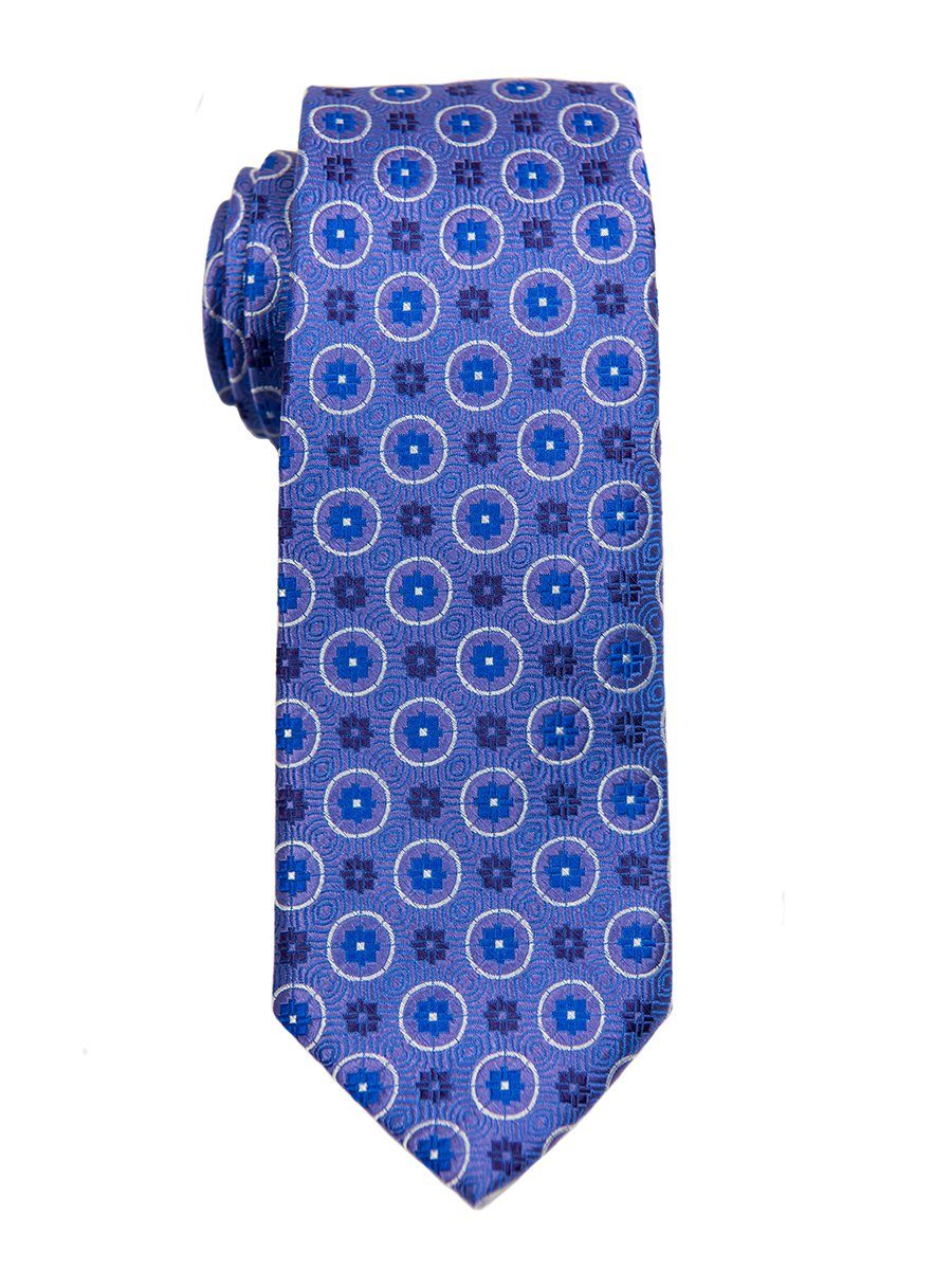 Heritage House 26626 100% Silk Boy's Tie - Neat - Purple/Blue Boys Tie Heritage House 