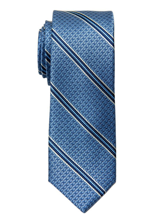 Heritage House 26815 100% Silk Boy's Tie - Stripe - Blue Boys Tie Heritage House 