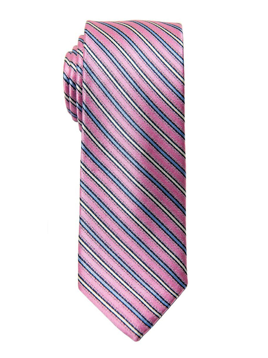 Heritage House 26817 100% Silk Boy's Tie - Stripe - Pink Boys Tie Heritage House 