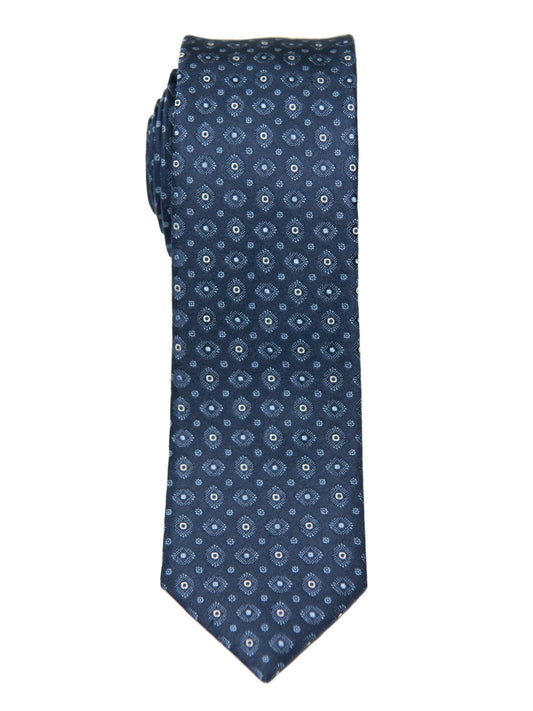 Heritage House 26978 100% Silk Boy's Tie - Neat - Blue Boys Tie Heritage House 