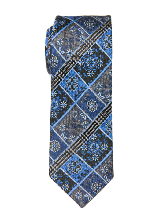 Heritage House 27000 100% Silk Boy's Tie - Blue/Grey Boys Tie Heritage House 