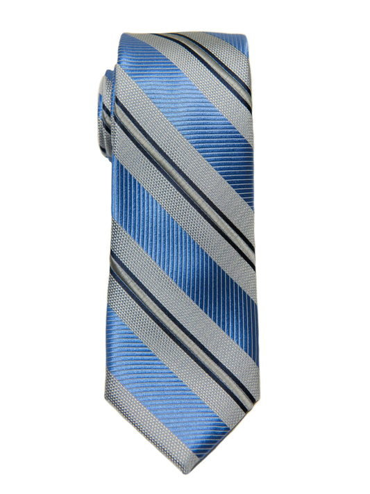 Heritage House 27094 Boy's Tie - Stripe - Sky/Silver Boys Tie Heritage House 