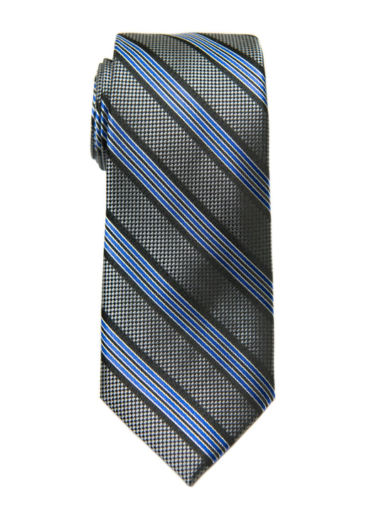 Heritage House 27120 Boy's Tie - Stripe -Grey/Blue Boys Tie Heritage House 