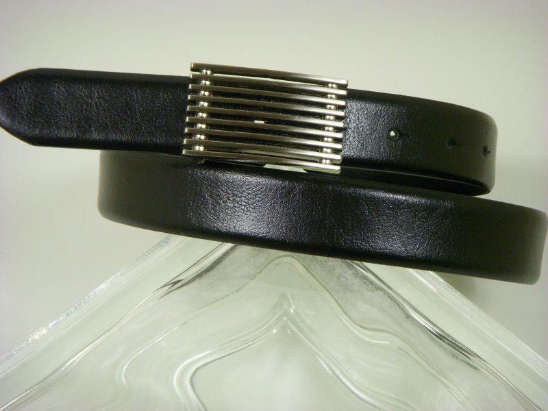 Paul Lawrence 2731 100% Leather Boy's Belt - Grain Leather Finish - Black