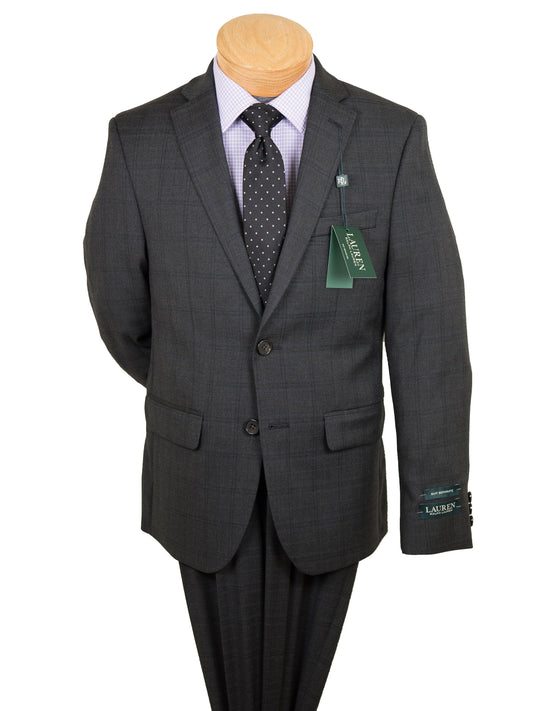 Lauren Ralph Lauren 27321 Boy's Suit Separate Jacket - Plaid -Charcoal/Blue Boys Suit Separate Jacket Lauren 