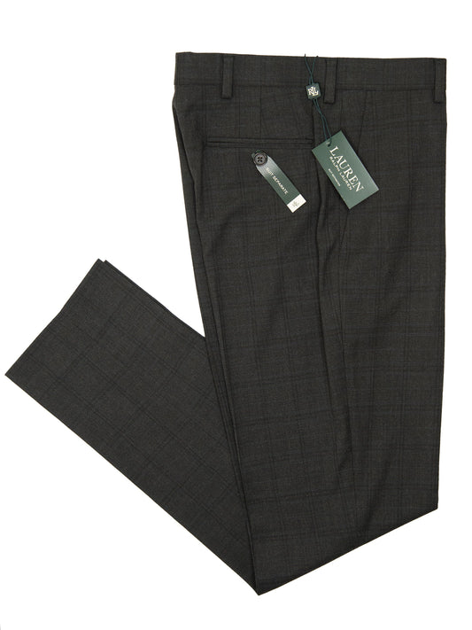 Lauren Ralph Lauren 27321P Boy's Suit Separate Pant - Plaid - Charcoal/Blue Boys Suit Separate Pant Lauren 