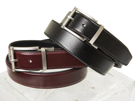 Florsheim Boy's Belt-27473-Reversible Black/Burgundy Boys Belt Florsheim 