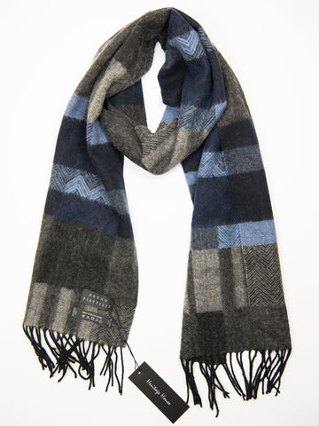 Young Men's Scarf 27505 Blue/Grey Young Mens Scarf Bruno Piattelli 