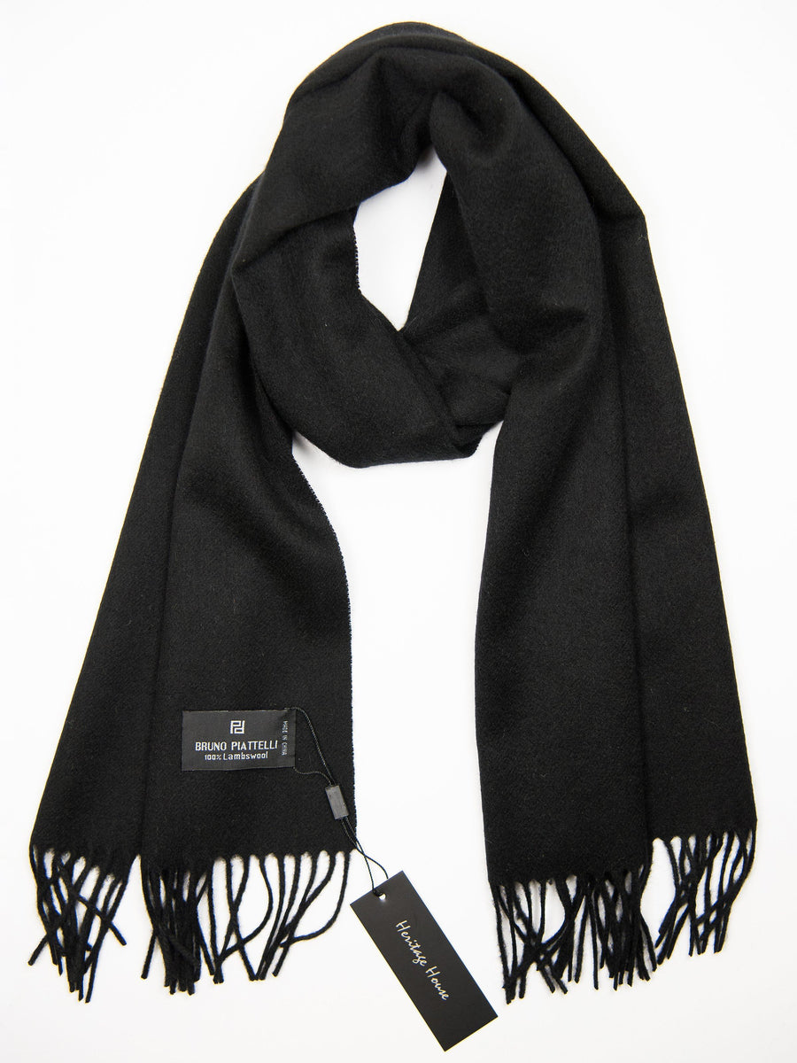 Young Men's Scarf 27506 Black Young Mens Scarf Bruno Piattelli 