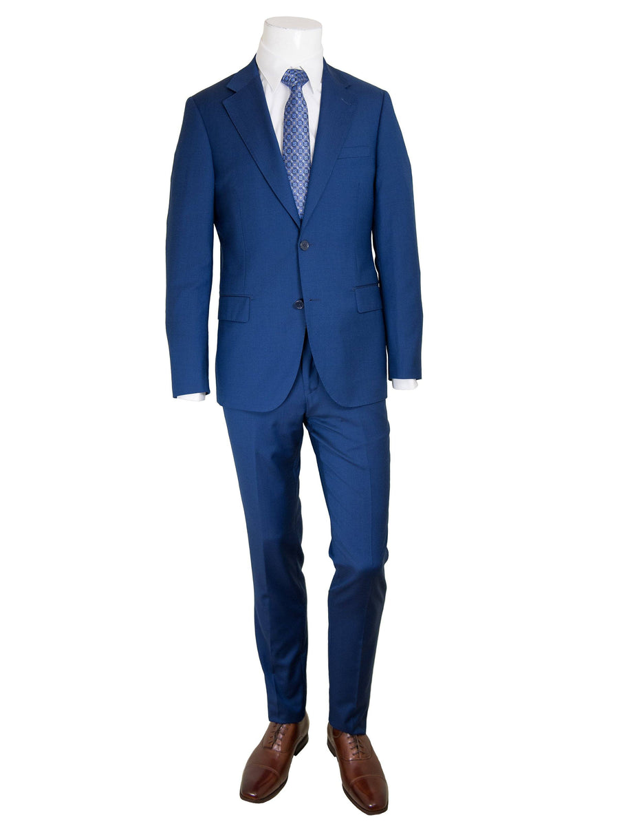 Trend by Maxman 27518 Skinny Fit Young Man's Suit Separate Jacket- Italian Blue Young Mens Suit Separate Jacket Maxman 