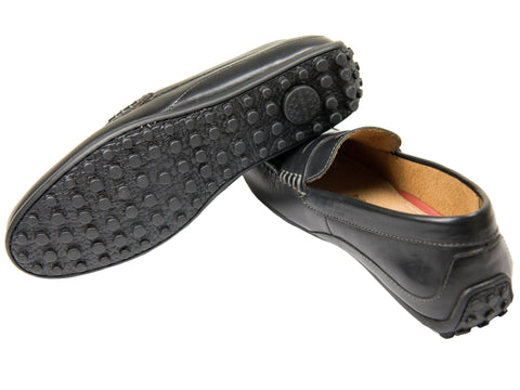 Image of Florsheim 27685 Boy's Shoes - Loafer- Driving Penny - Black Boys Shoes Florsheim 