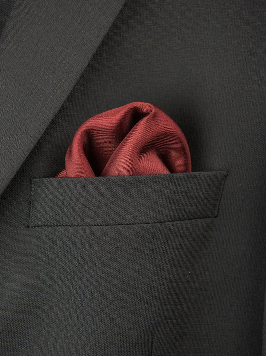 Boy's Pocket Square 27694 Burgundy Boys Pocket Square Heritage House 
