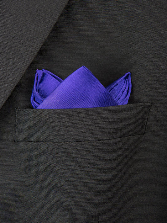 Boy's Pocket Square 27699 Royal Purple Boys Pocket Square Heritage House 