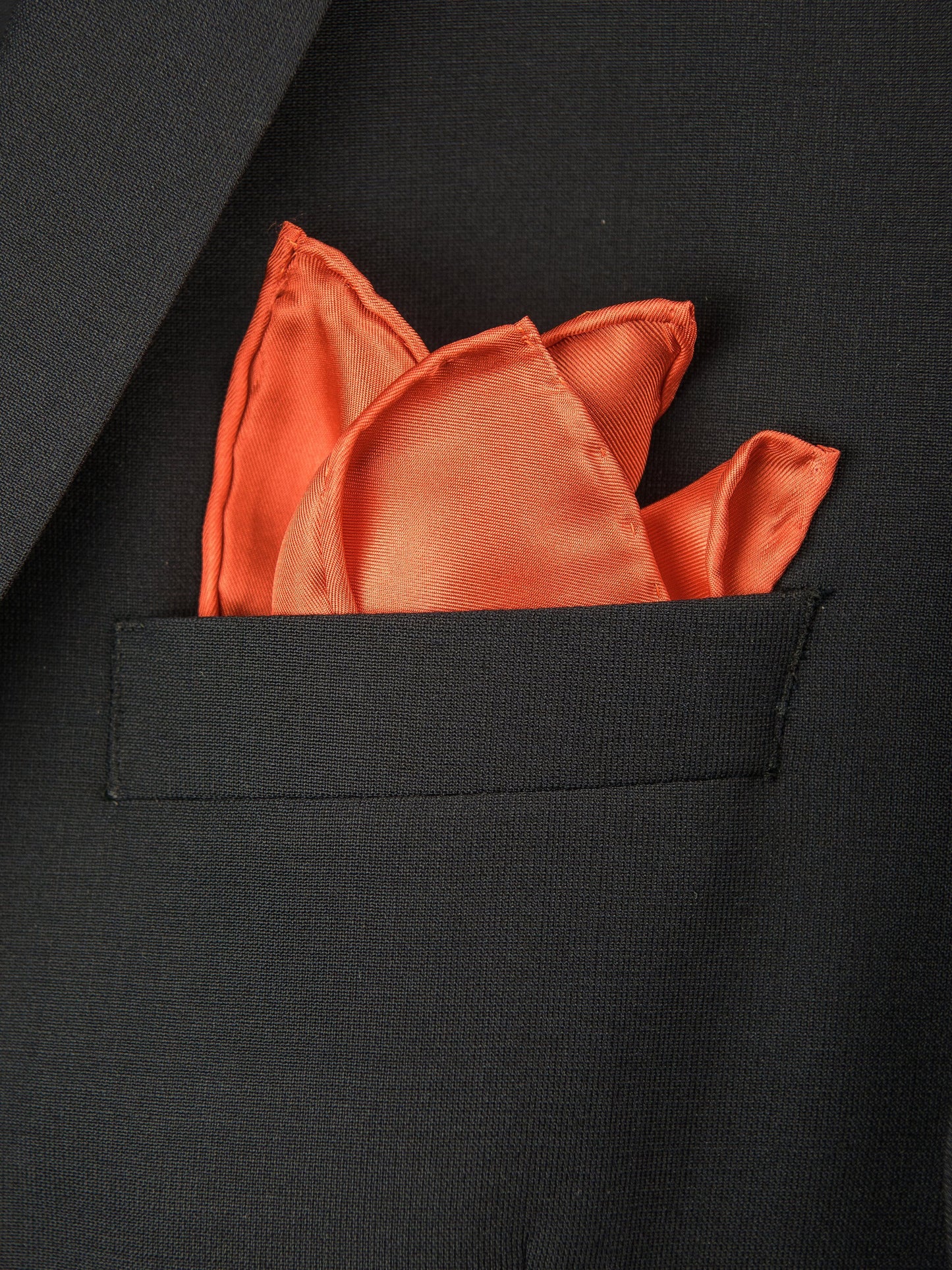 Boy's Pocket Square 27707 Orange Boys Pocket Square Heritage House 