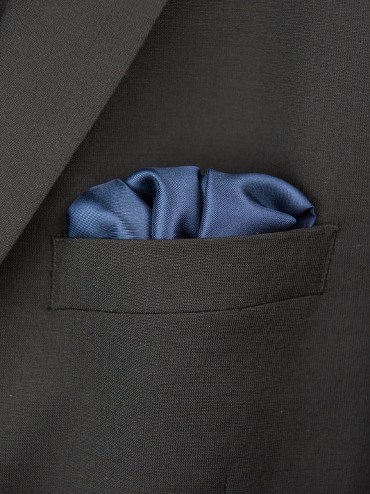 Boy's Pocket Square 27714 Light Navy Boys Pocket Square Heritage House 