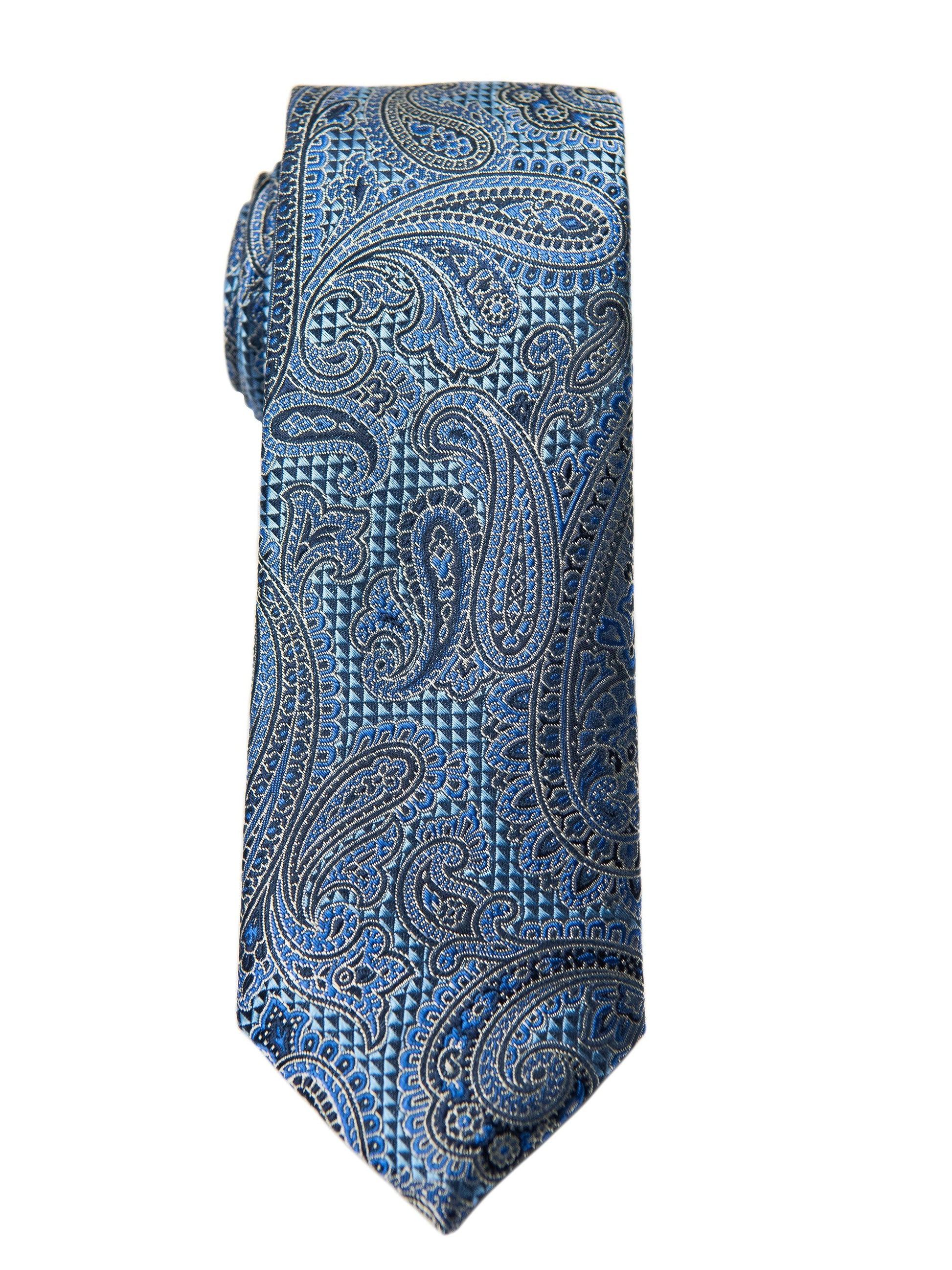 Boy's Tie 27779 Blue Paisley Boys Tie Heritage House 