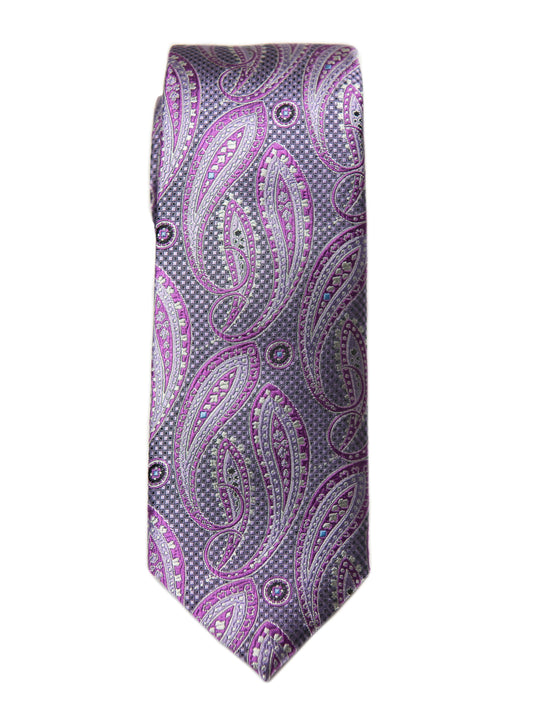 Boy's Tie 27785 Pink Paisley Boys Tie Heritage House 