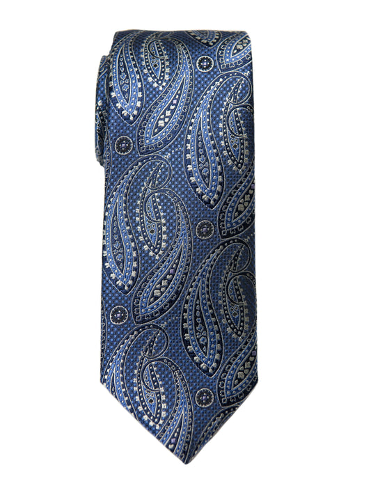 Boy's Tie 27788 Navy Paisley Boys Tie Heritage House 