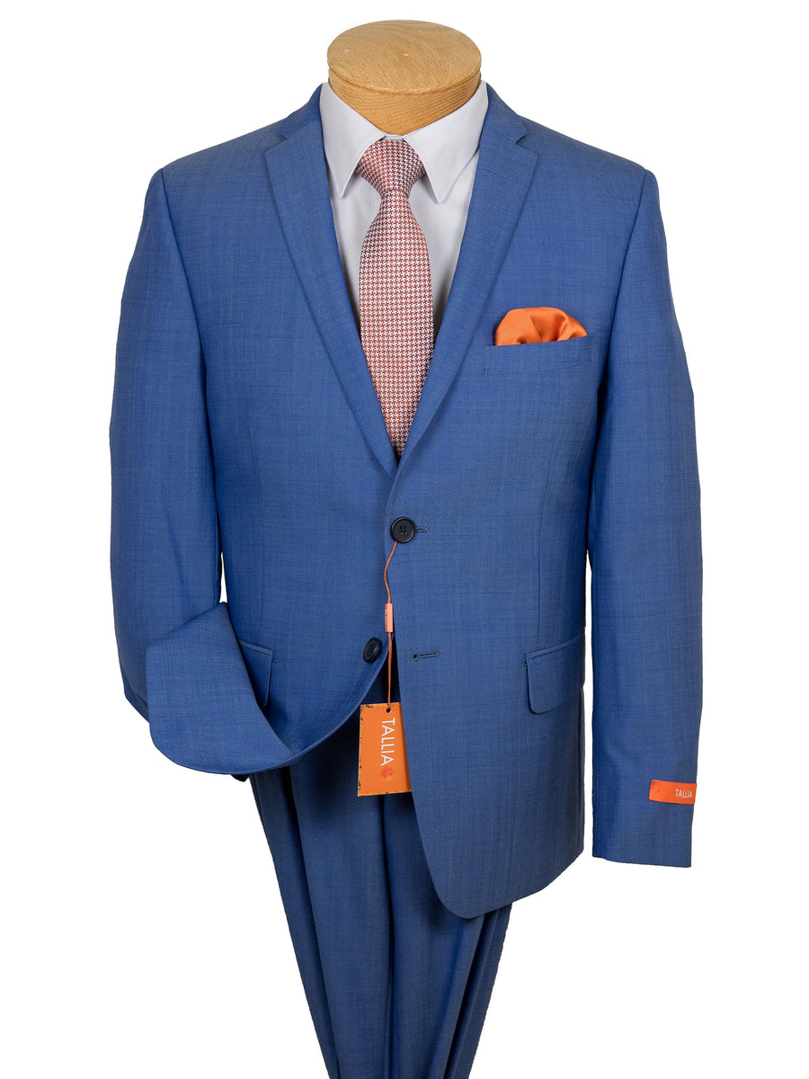 Tallia 27828 Boy's Suit - Skinny Fit - Sharkskin - Blue Boys Suit Tallia 
