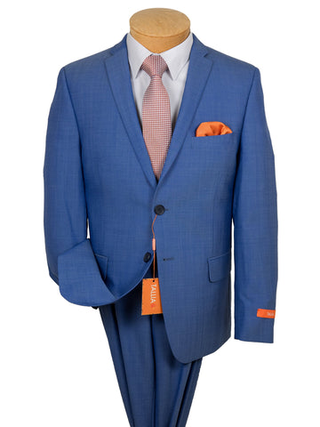 Image of Tallia 27828 Boy's Suit - Skinny Fit - Sharkskin - Blue Boys Suit Tallia 