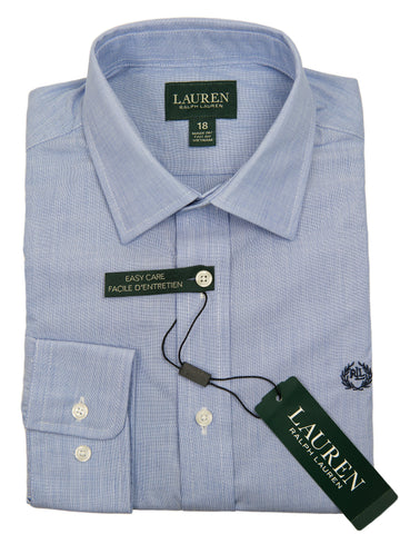 Lauren Ralph Lauren 27927 Boy's Dress Shirt-Powder-End on End Boys Dress Shirt Lauren 