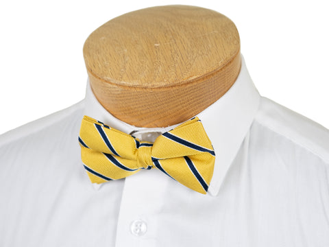 Lauren Ralph Lauren Boy's Bow Tie 27973 Yellow Stripe