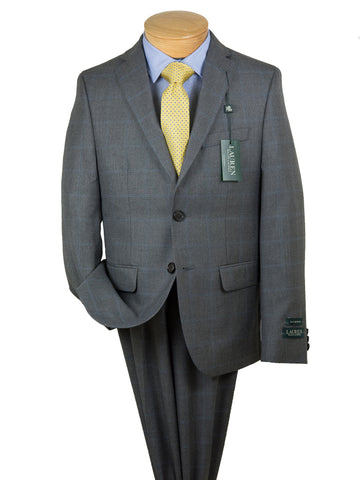 Image of Lauren Ralph Lauren 28064 Boy's Suit Separate Jacket - Windowpane -Grey/Blue Boys Suit Separate Jacket Lauren Ralph Lauren 