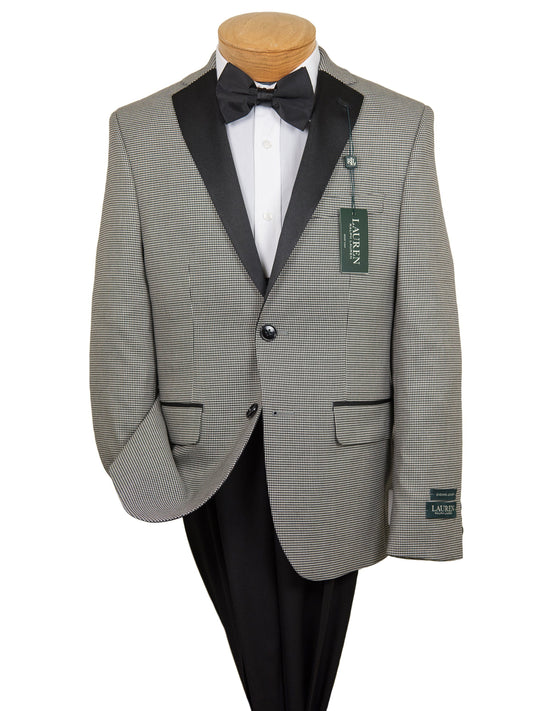 Lauren Ralph Lauren 28249 Boy's Sport Coat - Houndstooth- Black/White Boys Sport Coat Lauren 