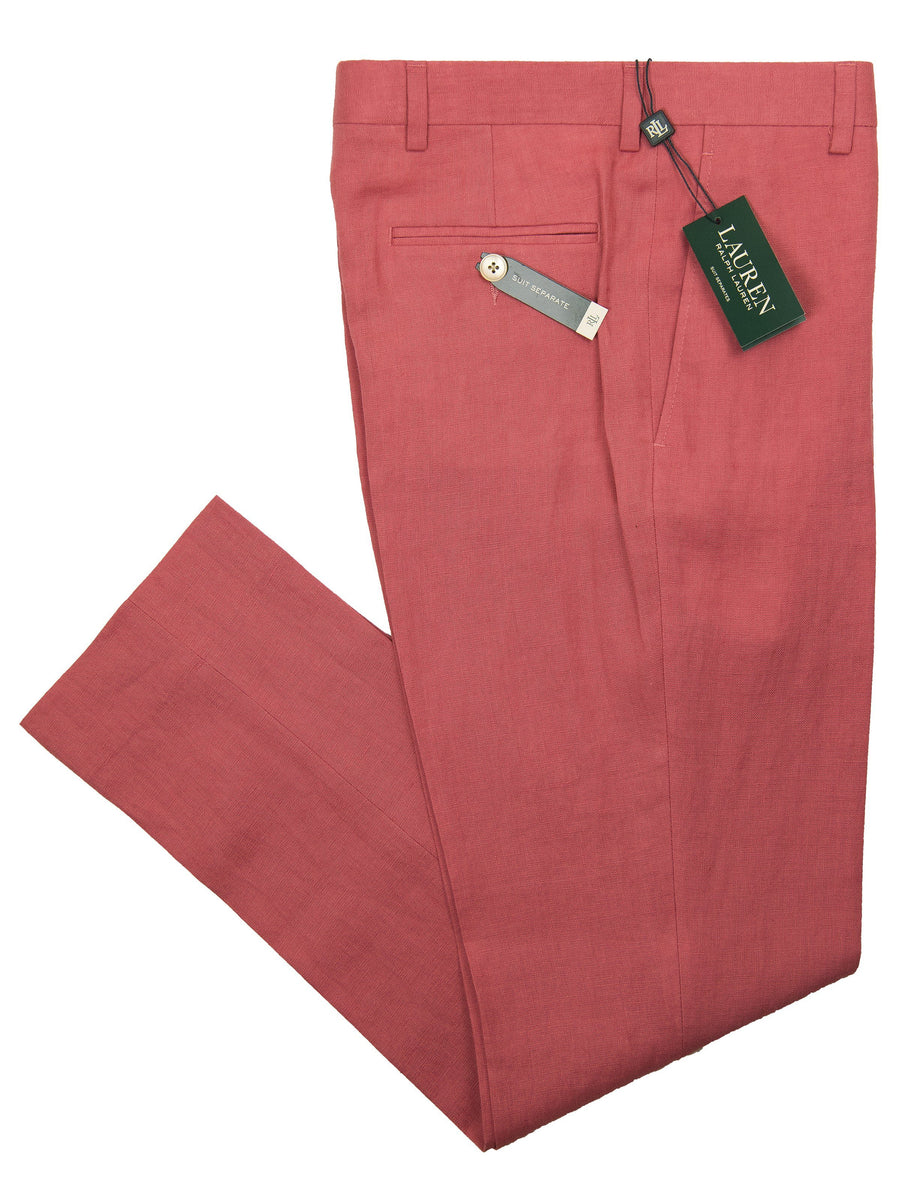 Lauren Ralph Lauren 28312P Boy's Dress Pant Separate- Linen -Nantucket Red Boys Suit Separate Pant Lauren 