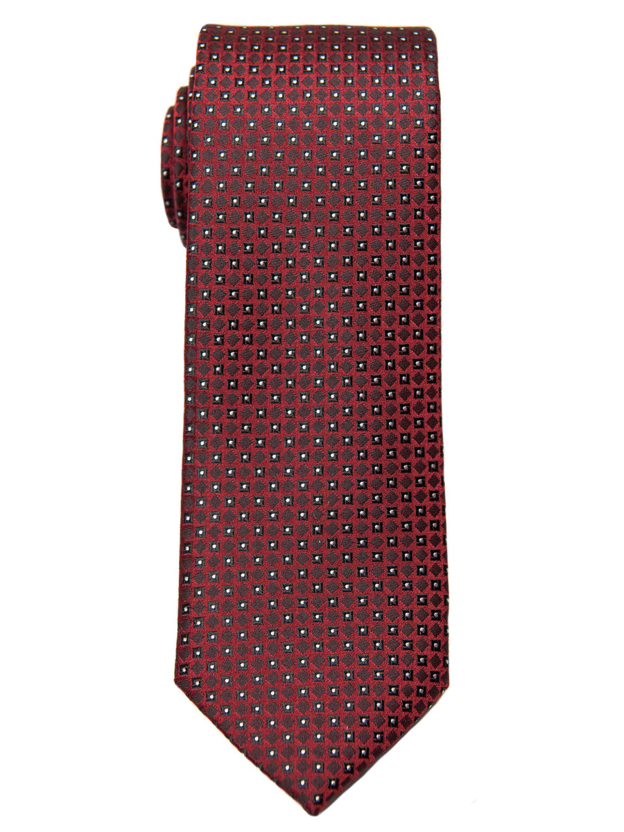 Boy's Tie 28477 Neat Pattern- Red/Black Boys Tie Heritage House 