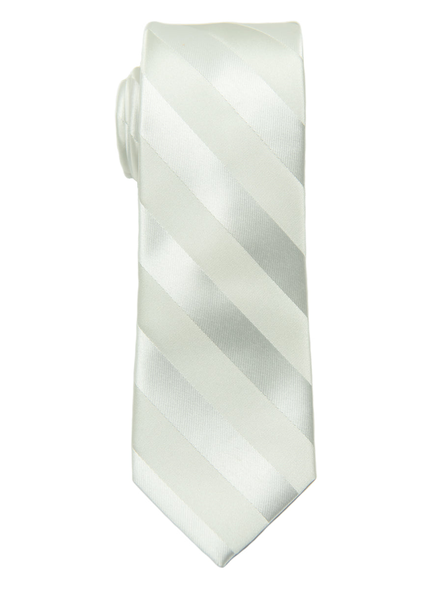 Heritage House 28803 100% Microfiber Tie-Tonal Stripe- White