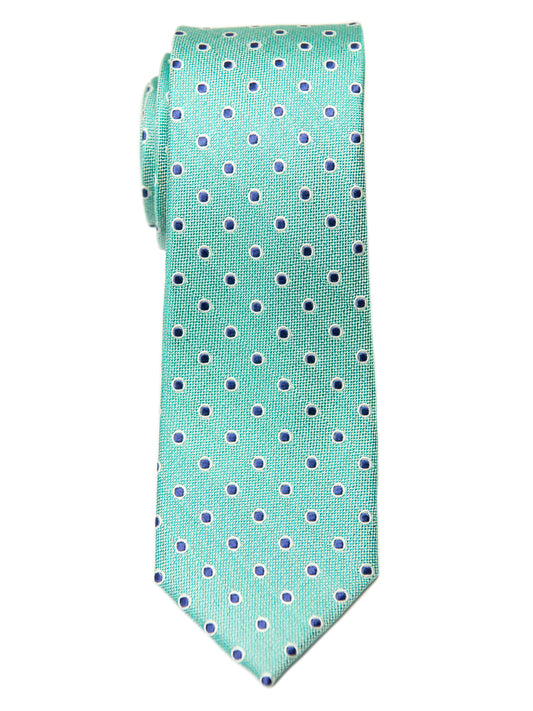 Heritage House 28831 100% Silk Boy's Tie - Neat - Green/Navy