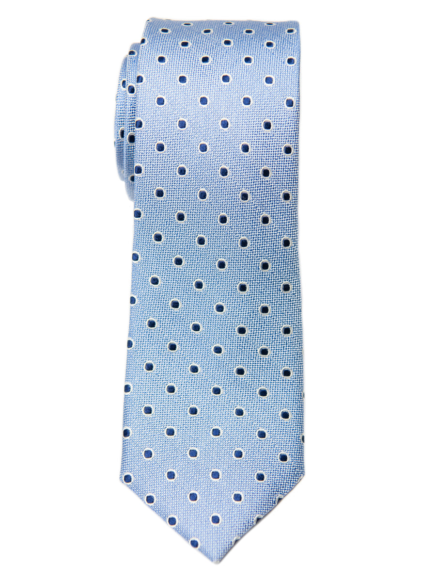 Heritage House 28835 100% Silk Boy's Tie - Neat - Blue/Navy
