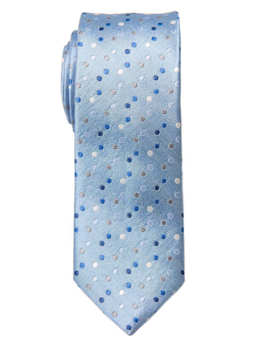 Heritage House 28839 100% Silk Boy's Tie - Neat - Blue