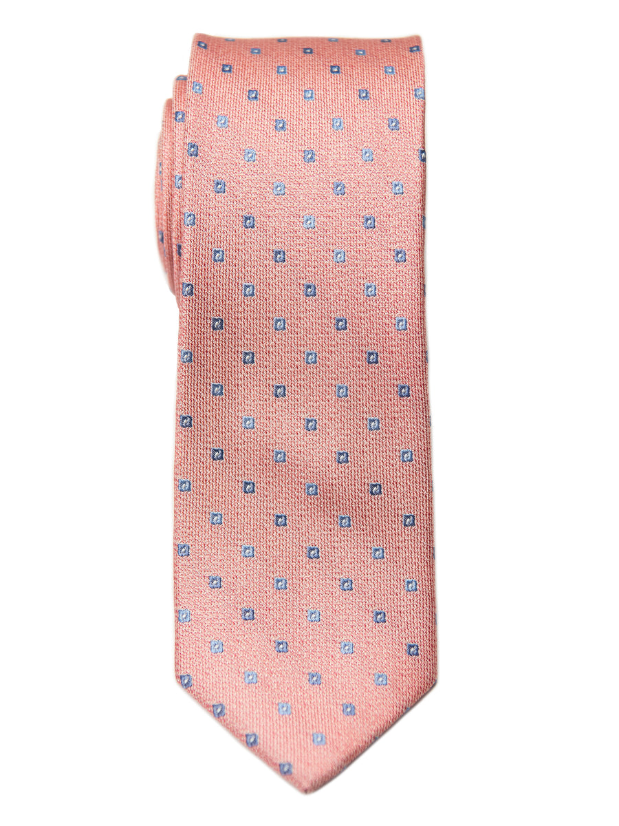 Heritage House 28847 100% Silk Boy's Tie - Neat -Pink/Blue
