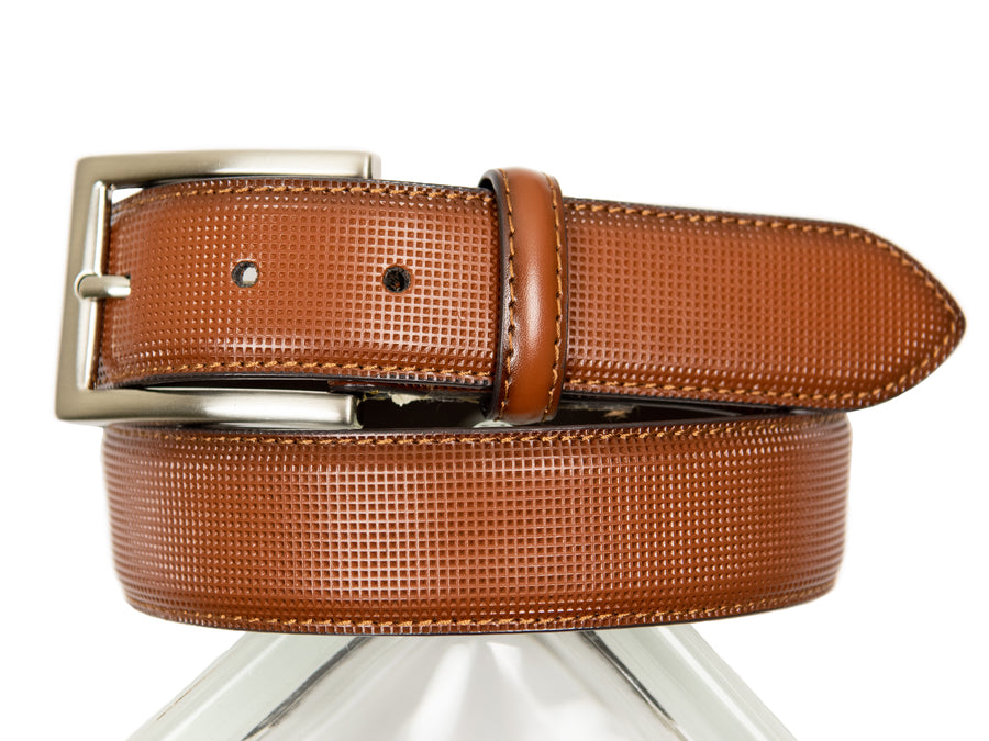 Florsheim Boy's Belt-28951-Perforated-Cognac
