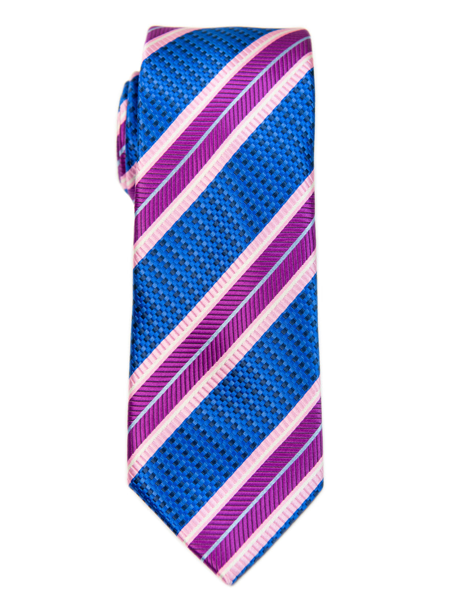 ScottyZ 29141 Boy's Tie-Stripe-Blue/Pink