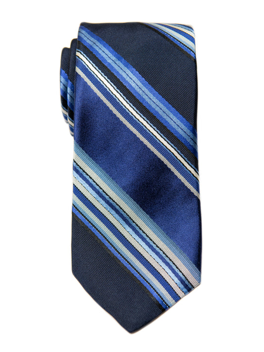 Dion 29198 Boy's Tie- Blue- Stripe