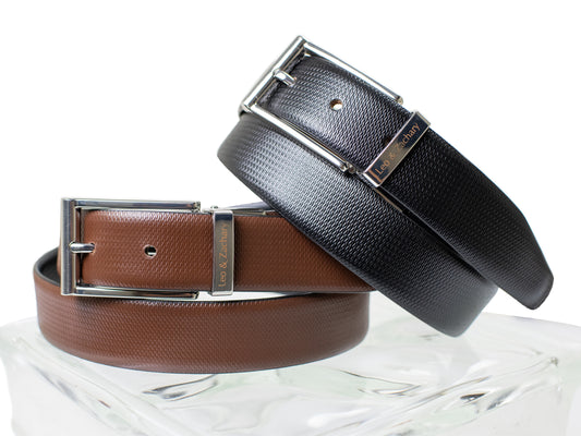 Leo & Zachary 29492 Boy's Belt - Reversible- Black/Brown