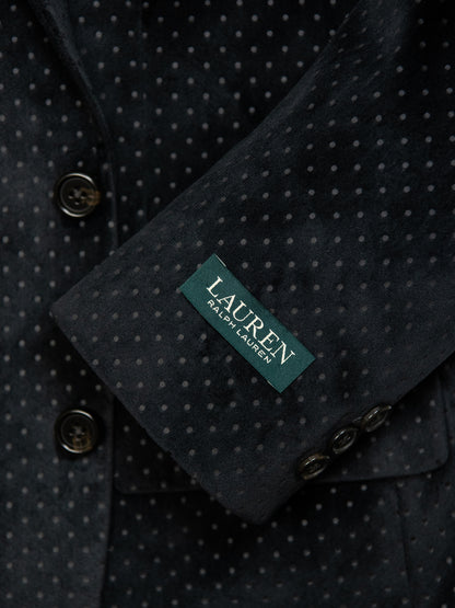 Lauren Ralph Lauren 29563 Boy's Sport Coat  - Velvet Dot - Black