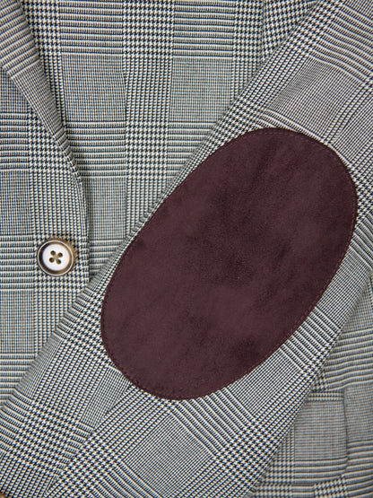 Lauren Ralph Lauren 29605 Boy's Sport Coat  - Plaid - Black/Off-White