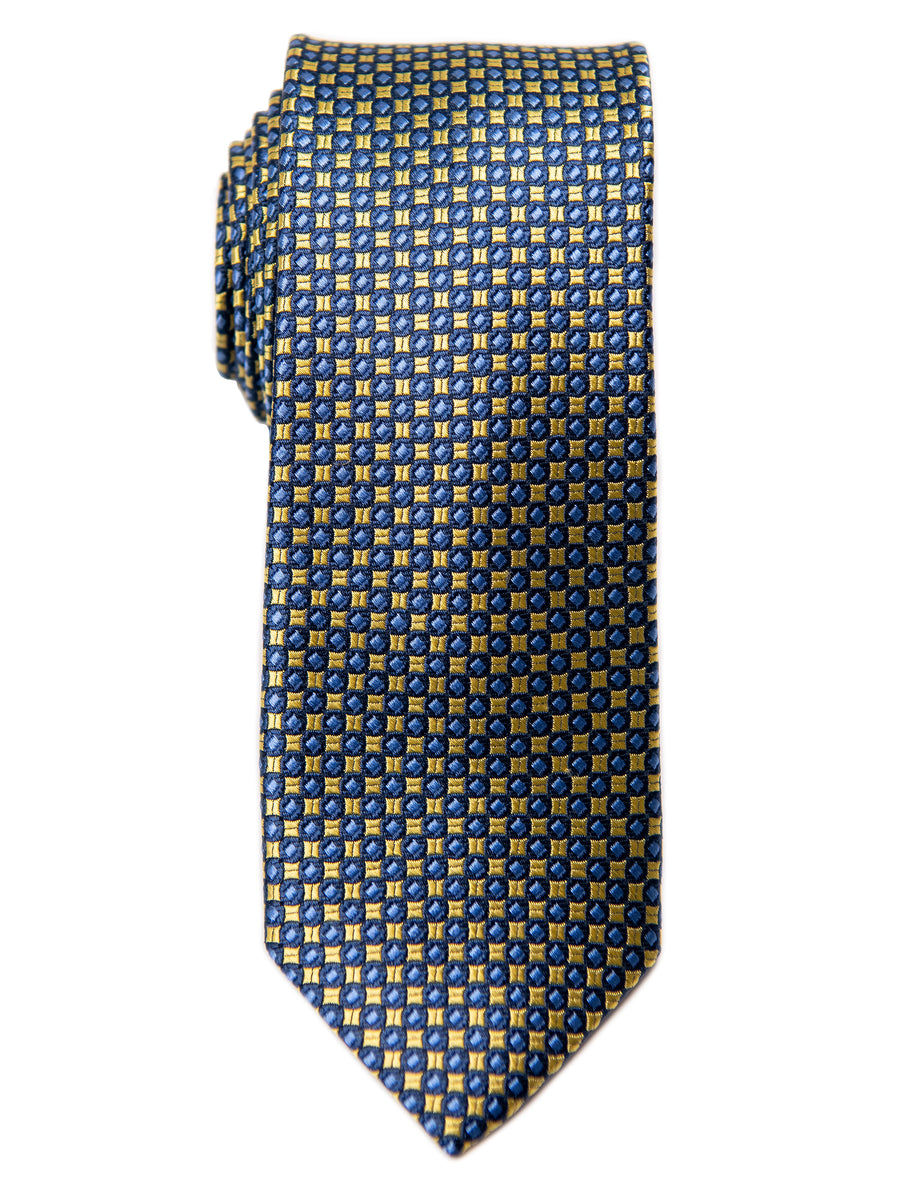 Heritage House 29628 Boy's Tie - Neat - Yellow/Blue